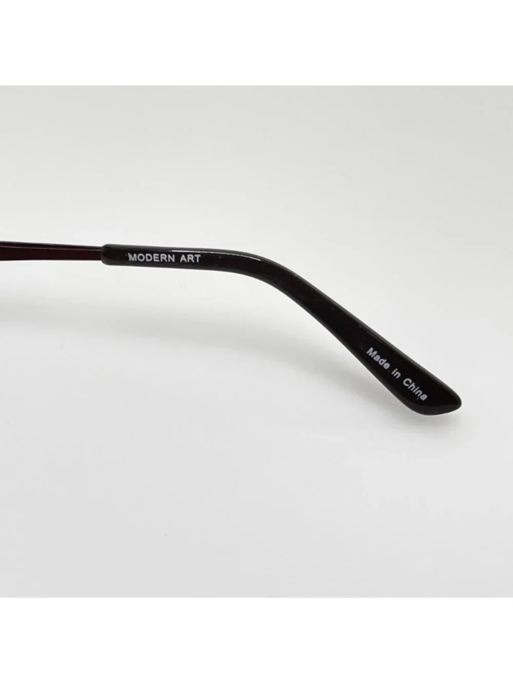 Modern Art Eyeglasses Eye Glasses Frames A307 Brown 50-18-135